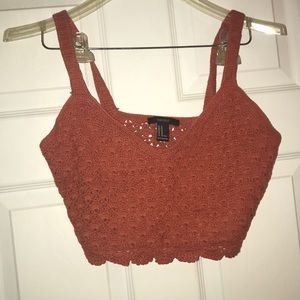 Orange Crop top